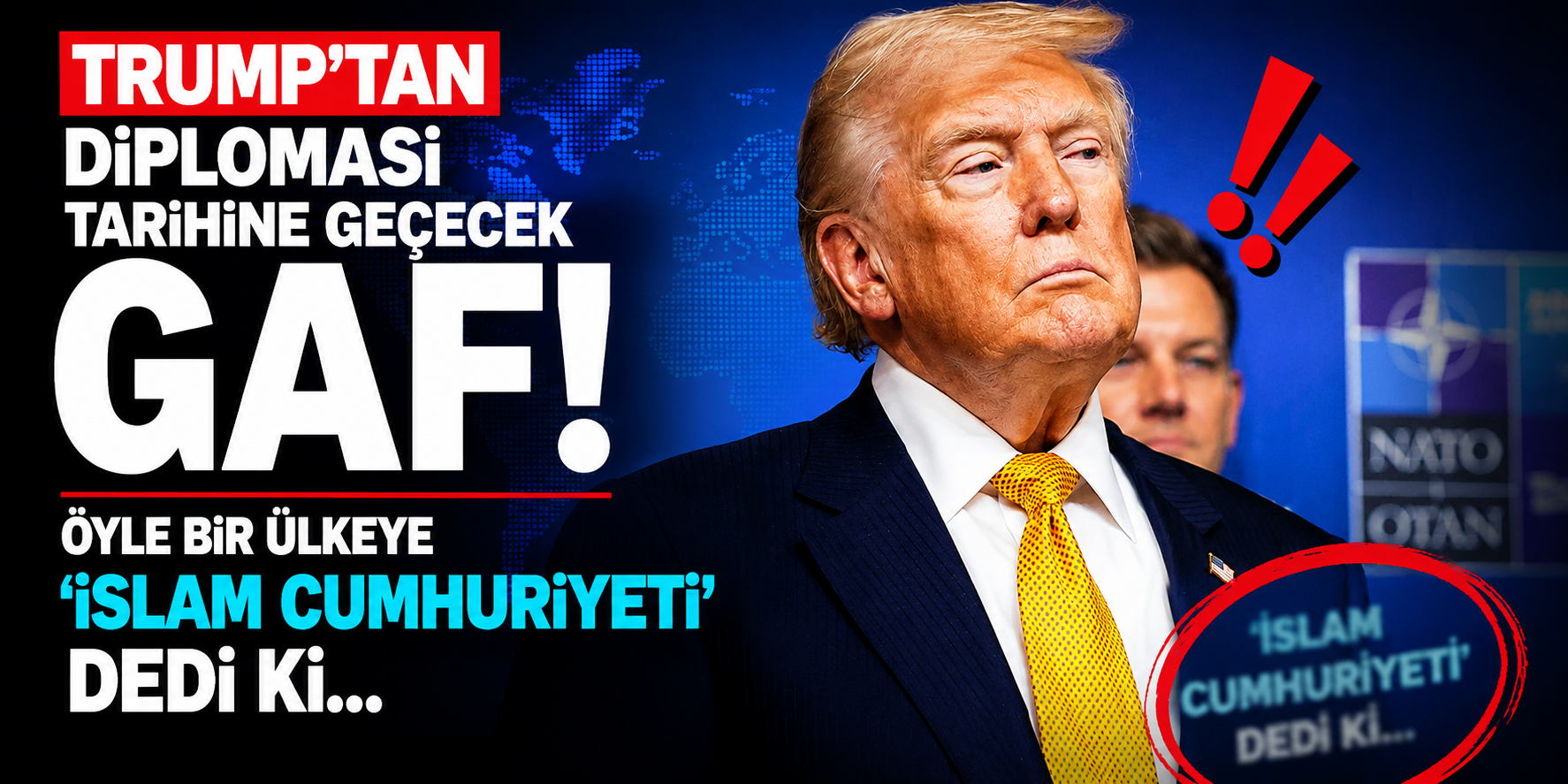 Canlı Yayında Şaşkına Çeviren An! Trump İran Yerine Japonya Dedi