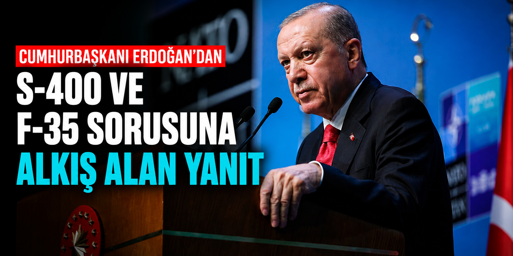 F-35 Sürecinde Yeni Dönem Sinyali! Erdoğan'dan Tek Cümlelik Mesaj