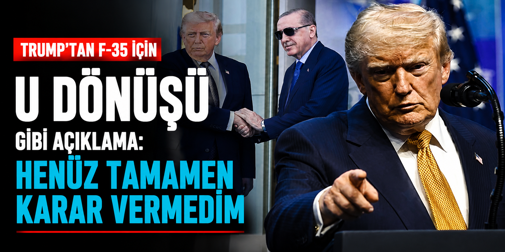 Ankara'da "F-35'leri Alacaklar" Demişti! Trump'tan Ayrılmadan Önce Yeni Açıklama