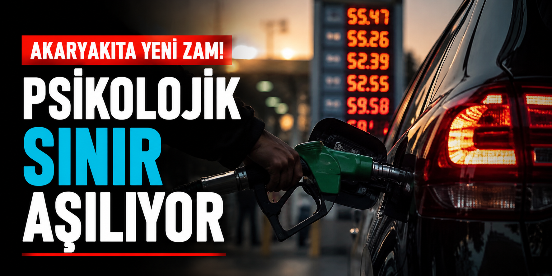 Akaryakıta yeni zam! Psikolojik sınır aşılıyor