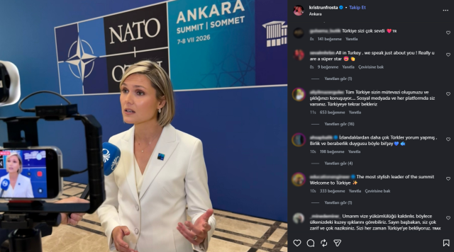 Kristrún Frostadóttir Türkiye'nin Gündeminde! Son Paylaşımına Binlerce Türkten Mesaj