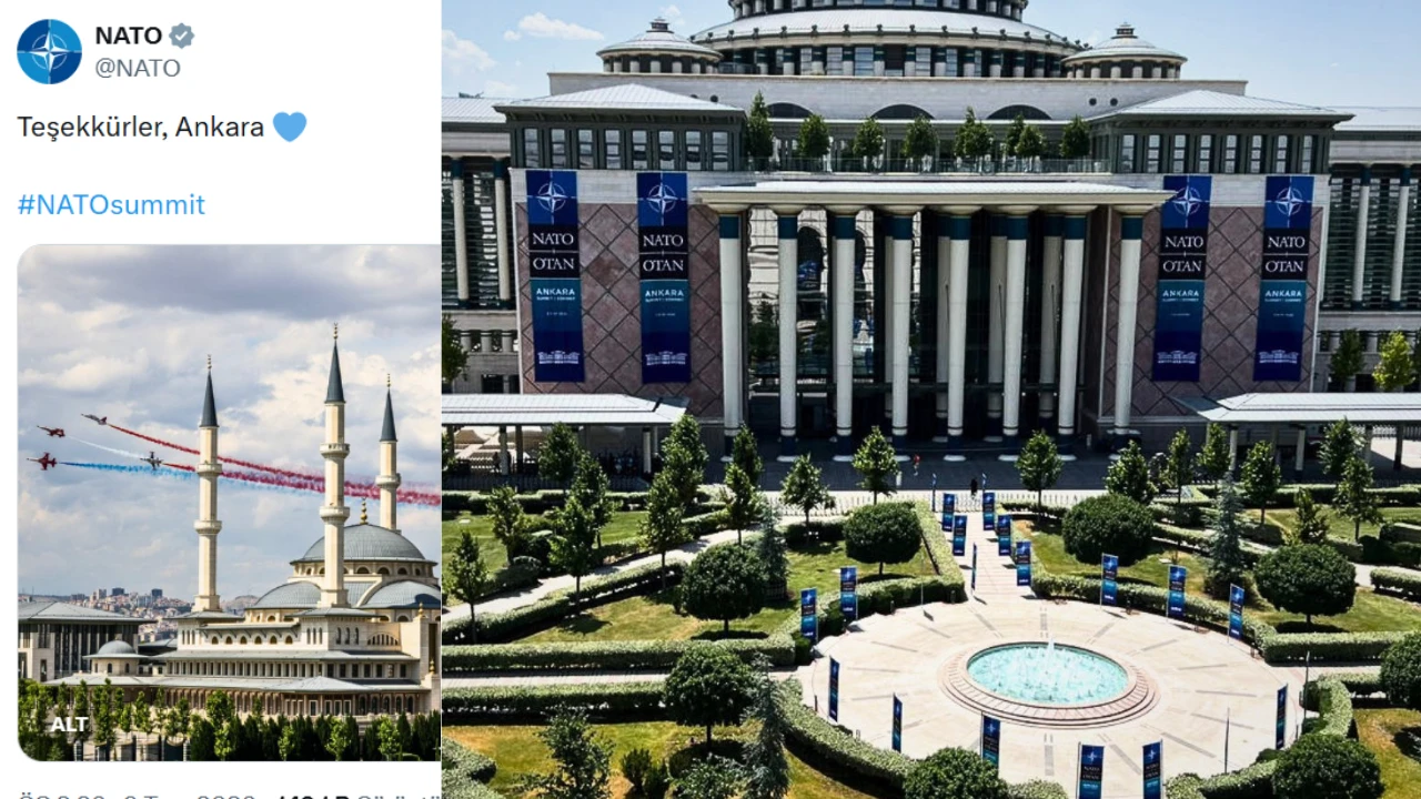 NATO'dan Zirve Sonrası Türkiye'ye Özel Mesaj! "Teşekkürler, Ankara" Paylaşımı Geldi