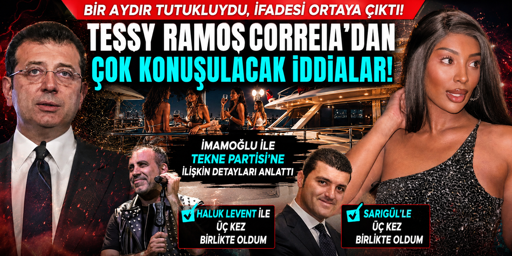Portekizli Manket Correıa’nın İfade Ortaya Çıktı! İlişkiye Girdiği İsimleri Tek Tek İfşa Etti! İmamoğlu, Haluk Levent Ve...