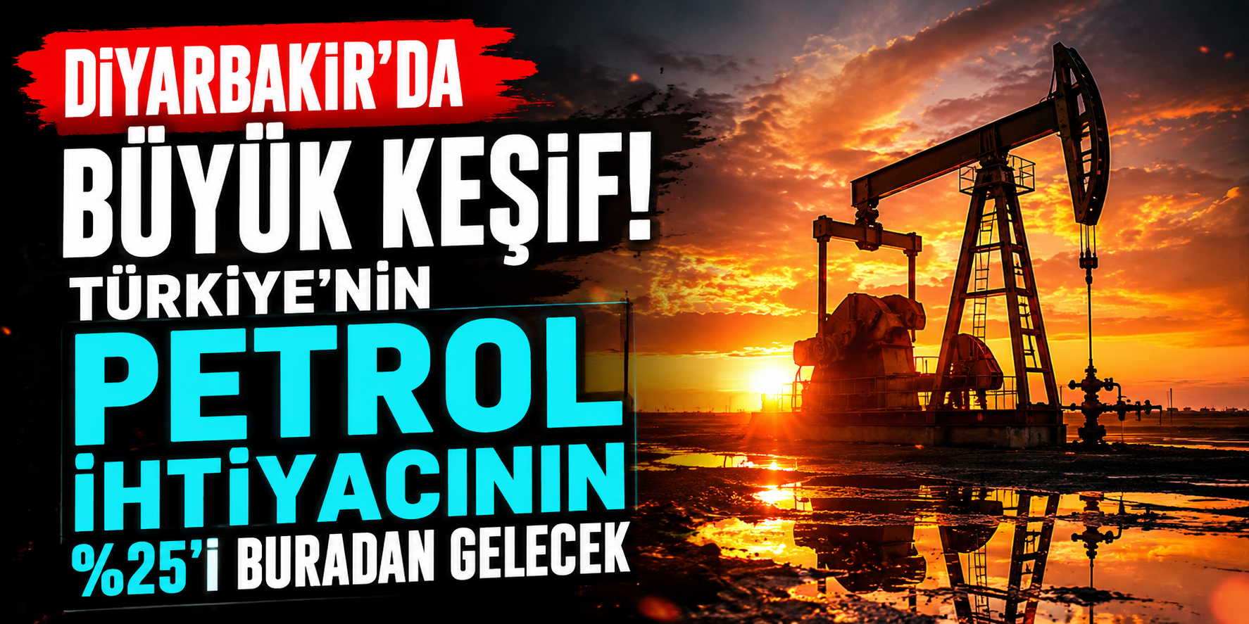 Diyarbakır'da Büyük Keşif! Türkiye'nin Petrol İhtiyacının %25'i Buradan Gelecek