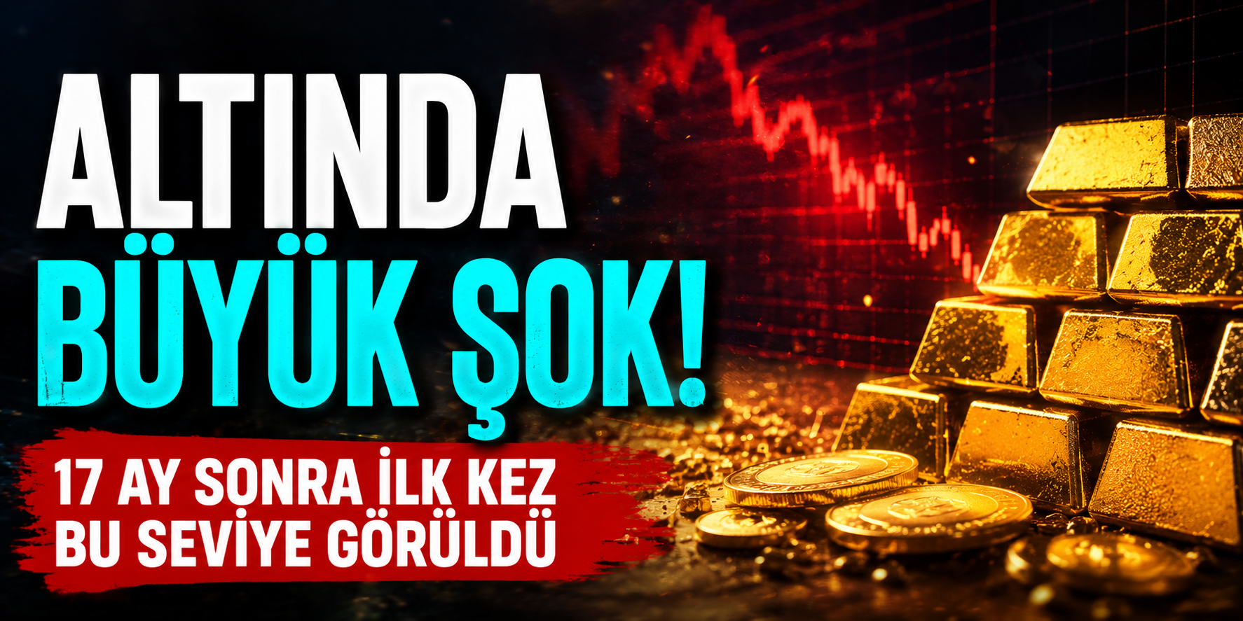 Altın Piyasasında Şok Dalgalanma! Ons Altın 17 Ayın En Sert Düşüşünü Yaşadı