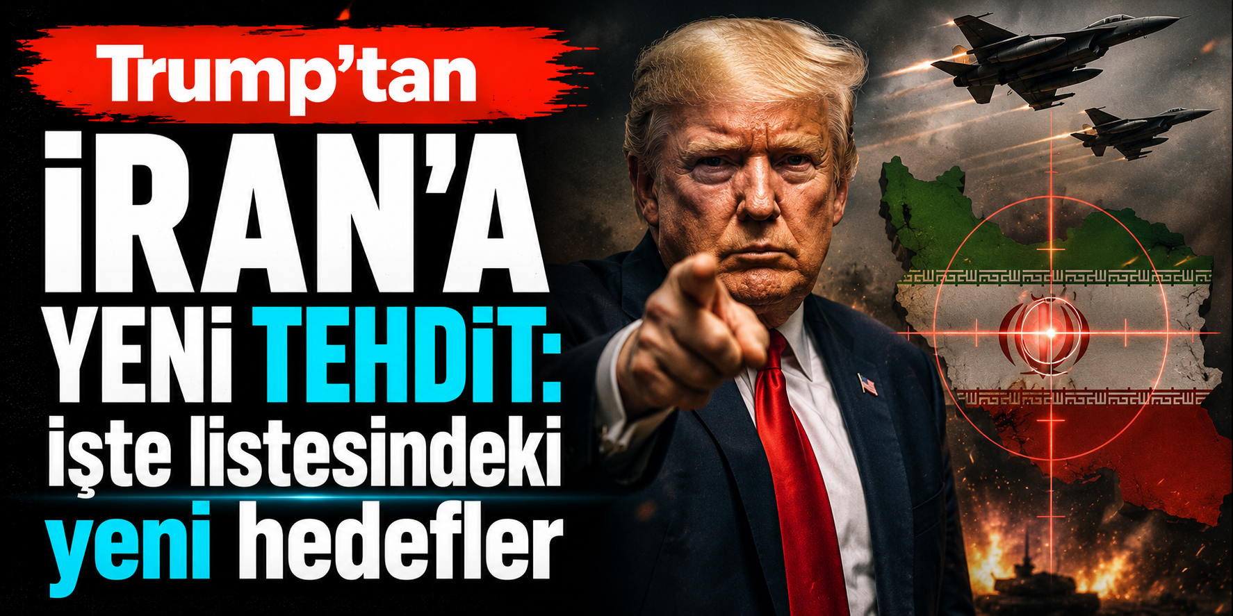İran’a Yeni Tehdit! Trump Saldırıların Genişletileceğini Duyurdu