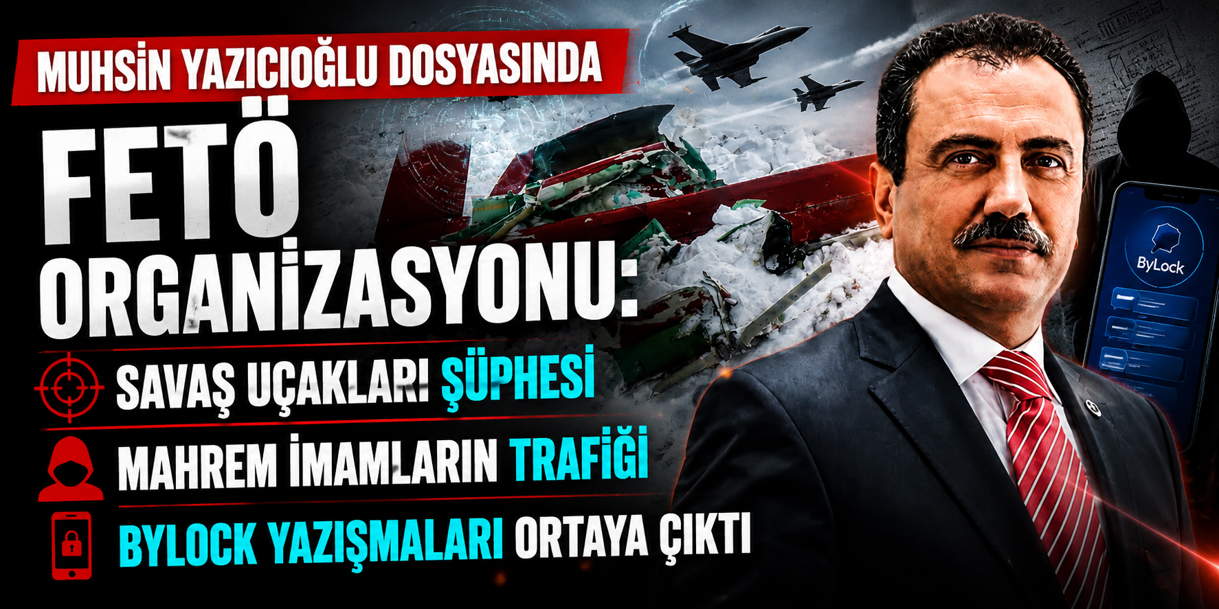 Muhsin Yazıcıoğlu Dosyasında Fetö Organizasyonu: Savaş Uçakları Şüphesi, Mahrem İmamların Trafiği Ve Bylock Yazışmaları