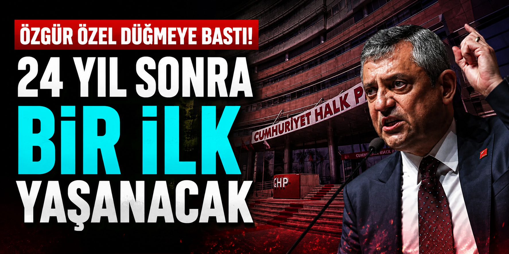 CHP'de Tarihi Deprem! 24 Yıllık Unvan El Değiştiriyor, Özgür Özel Yeni Parti Kuruyor!
