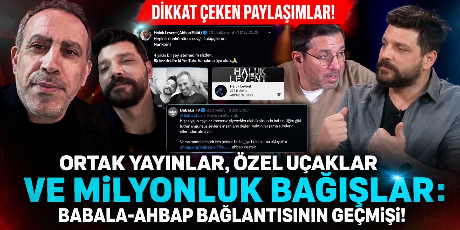 Ortak Yayınlar, Özel Uçaklar ve Milyonluk Bağışlar: Babala-Ahbap Bağlantısının Geçmişi! DİKKAT ÇEKEN PAYLAŞIMLAR