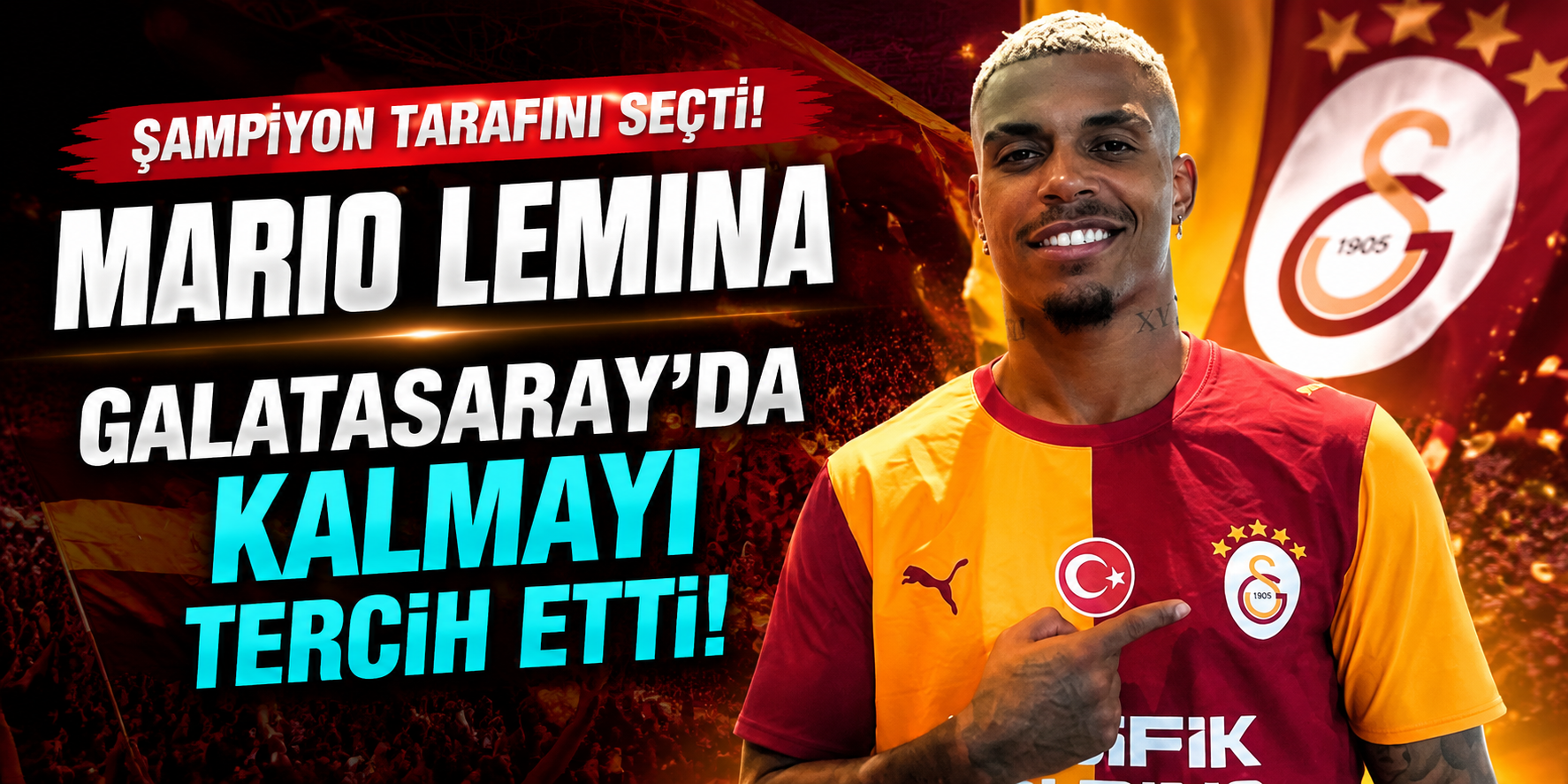 Şampiyon Tarafını Seçti: Mario Lemina Galatasaray’da Kalmayı Tercih Etti!