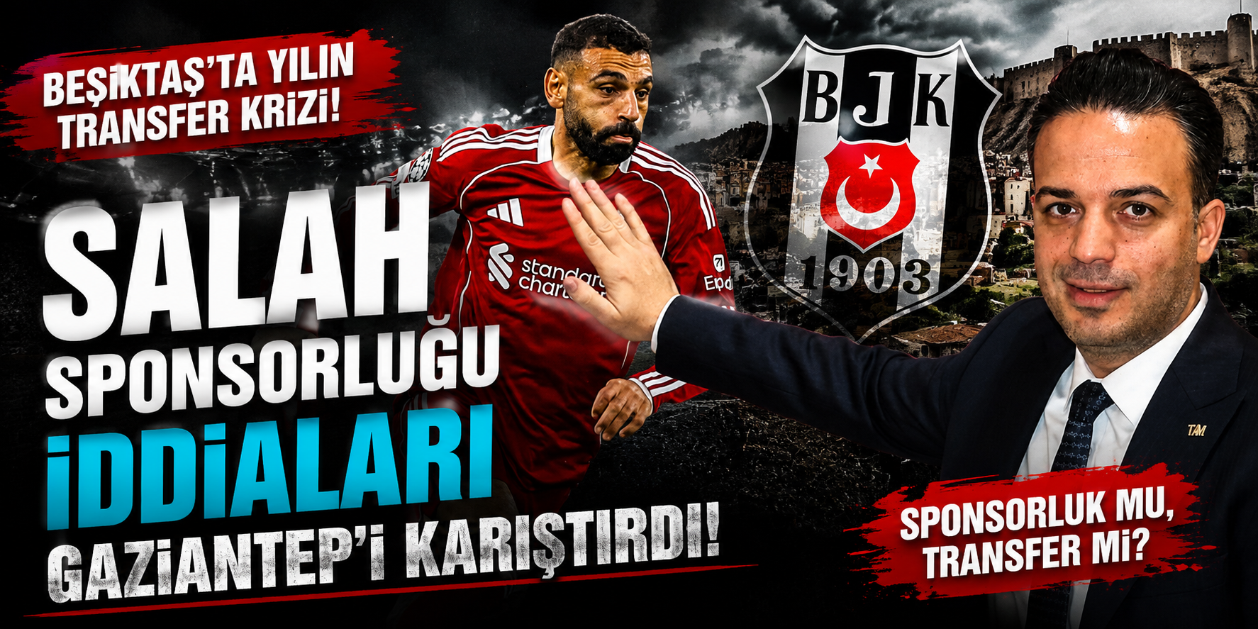 Beşiktaş'ta Yılın Transfer Krizi: Salah Sponsorluğu İddiaları Gaziantep'i Karıştırdı!