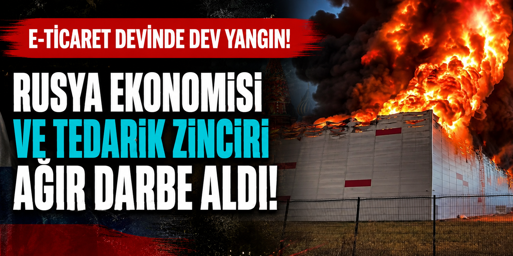 E-Ticaret Devinde Dev Yangın: Rusya Ekonomisi Ve Tedarik Zinciri Ağır Darbe Aldı!