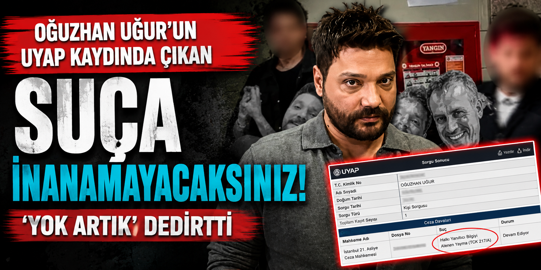 Tutuklanan Oğuzhan Uğur’un Geçmişteki Suç Kaydı Ortaya Çıktı!