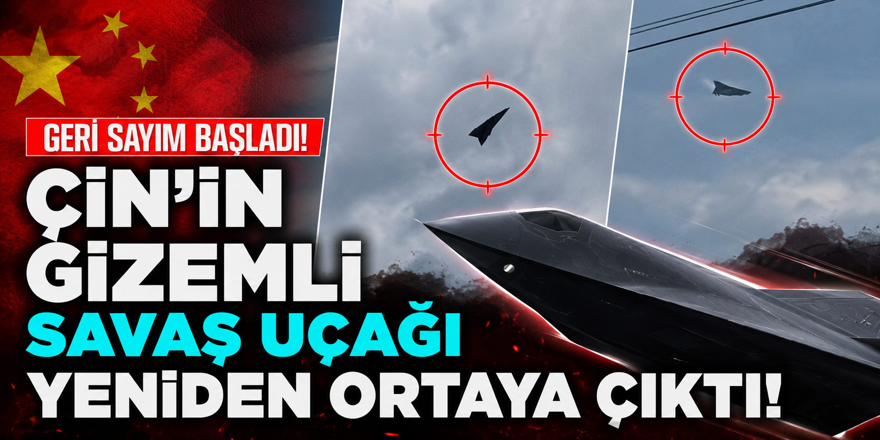 Çin’den Altıncı Nesil Savaş Uçağı Hamlesi: J-36’nın 5. Prototipi Semalarda Görüntülendi!