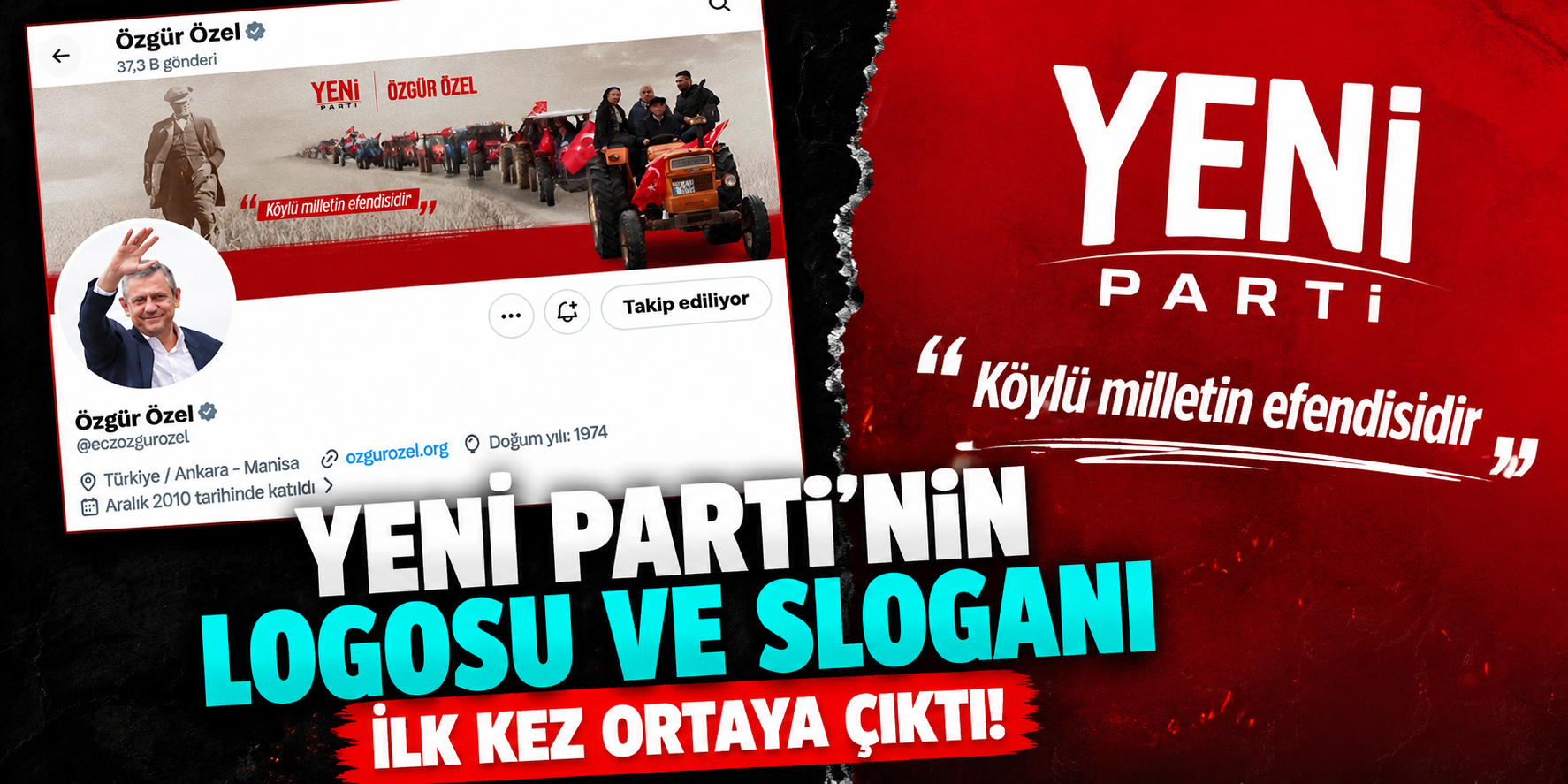 YENİ Parti’nin Logosu Ve Sloganı İlk Kez Ortaya Çıktı: