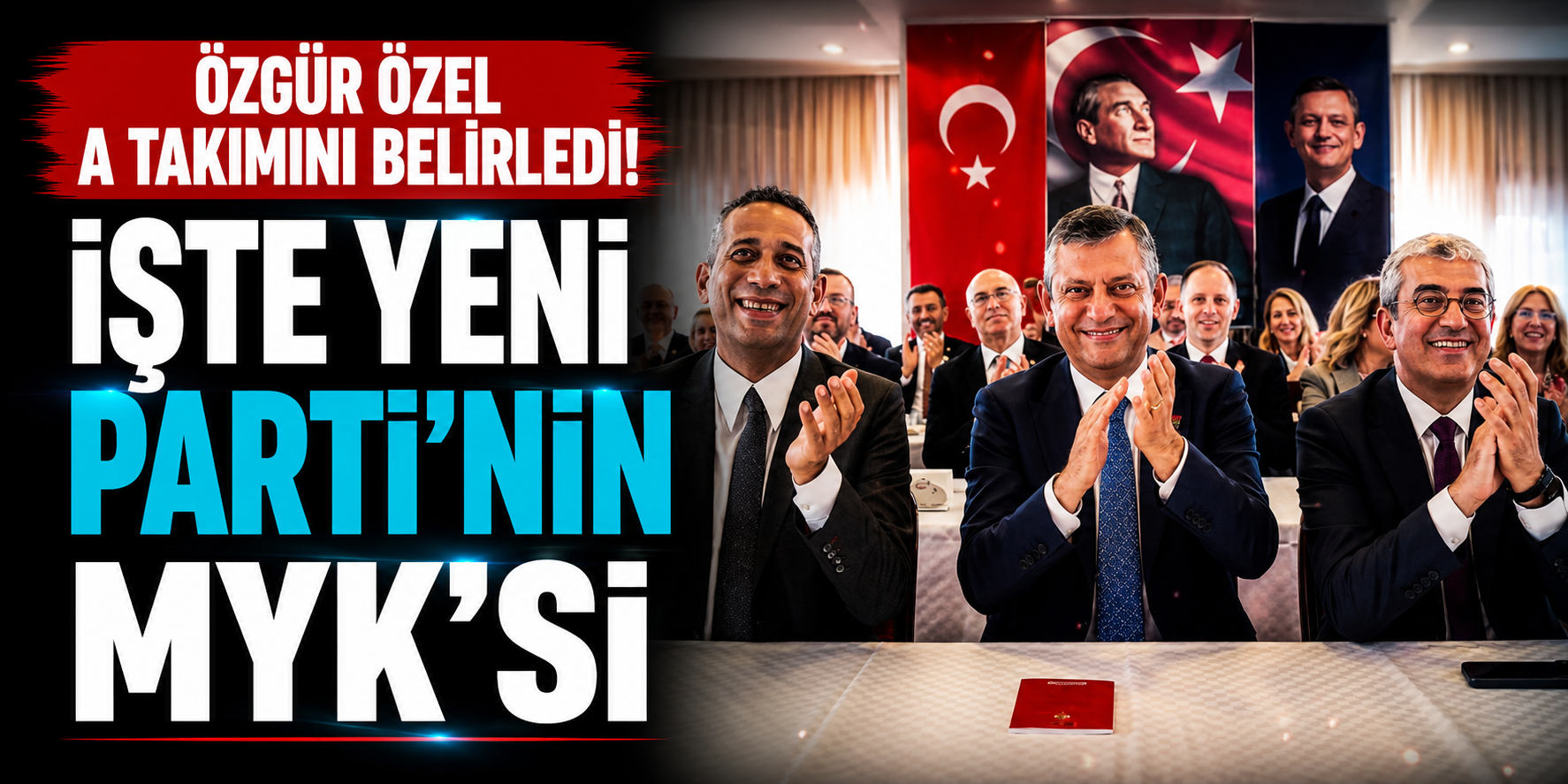 Özgür Özel’in A Takımı Şekillendi: Yeni Parti’nin MYK Kadrosu Resmen Açıklandı!