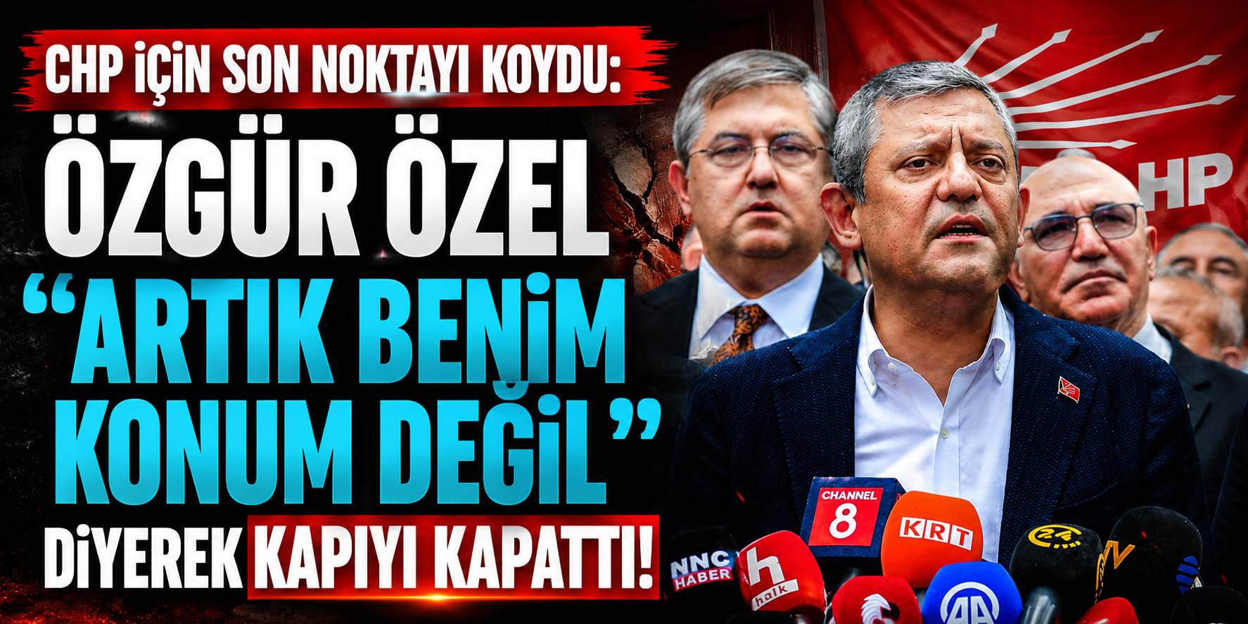 CHP İçin Son Noktayı Koydu: Özgür Özel "Artık Benim Konum Değil" Diyerek Kapıyı Kapattı!
