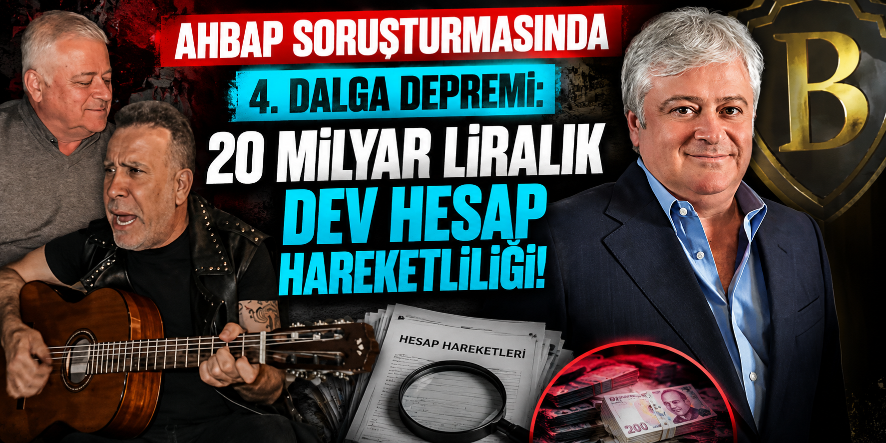 AHBAP Soruşturmasında 4. Dalga Depremi: 20 Milyar Liralık Dev Hesap Hareketliliği!