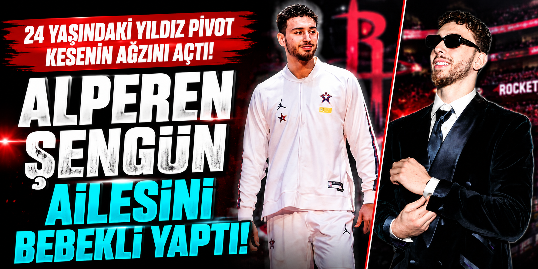 24 Yaşındaki Yıldız Pivot Kesenin Ağzını Açtı: Alperen Şengün Ailesini Bebekli Yaptı!