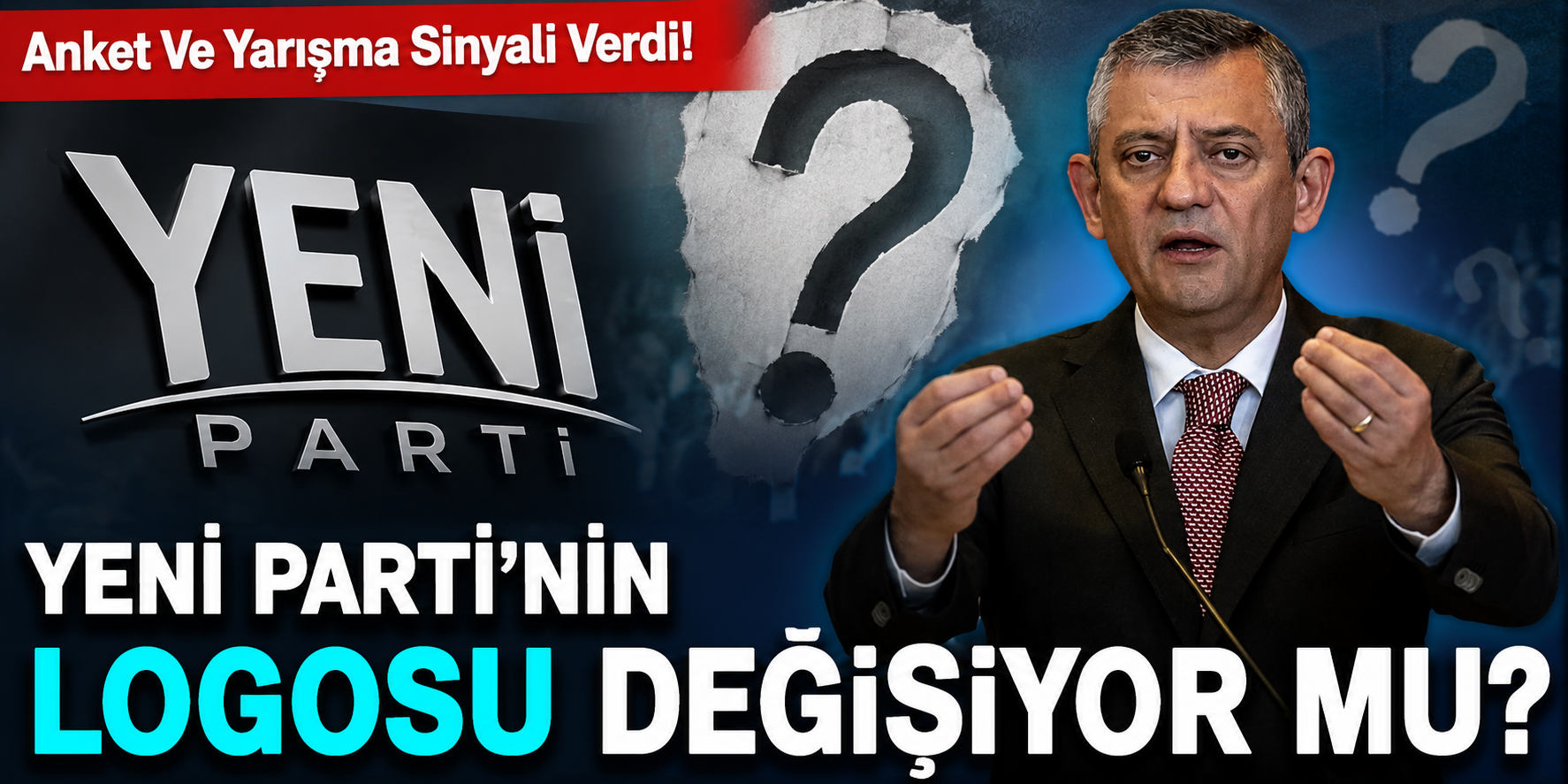 YENİ Parti'nin Logosu Değişiyor Mu? Özgür Özel Anket Ve Yarışma Sinyali Verdi!