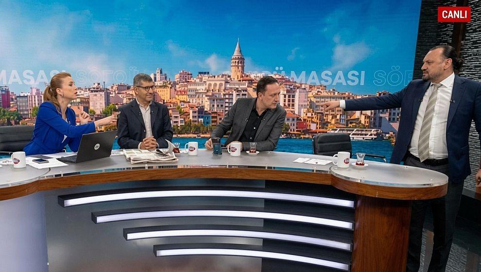 Sözcü TV Canlı Yayınında Skandal Kavga: Can Özçelik "Gerizekalı, Aptal" Diyerek Stüdyoyu Terk Etti!