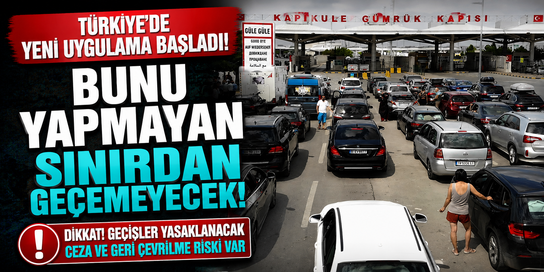 Yabancı Plakalı Araçlar İçin Yeni Dönem: Borcu Olan Sınır Kapısından Çıkamayacak!