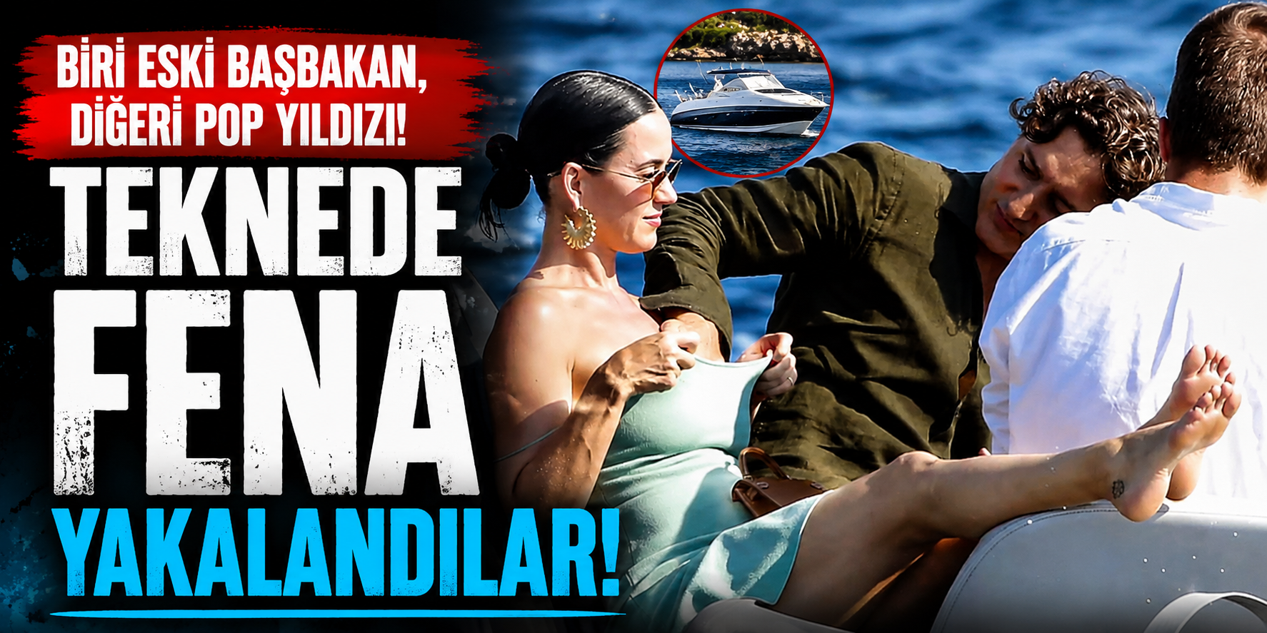 Eski Başbakan’dan Şarkıcı Sevgilisine Özenli Bakım: Justin Trudeau Katy Perry’ye Güneş Kremi Sürdü!