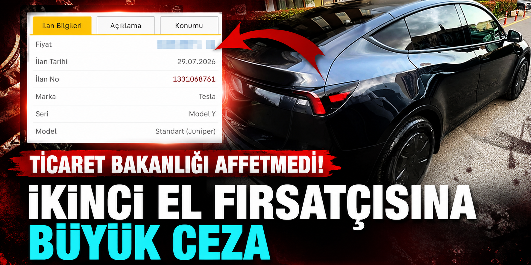 Ticaret Bakanlığı Affetmedi: Sıfır Liste Fiyatını Aşan İkinci El İlana Dev Yaptırım!