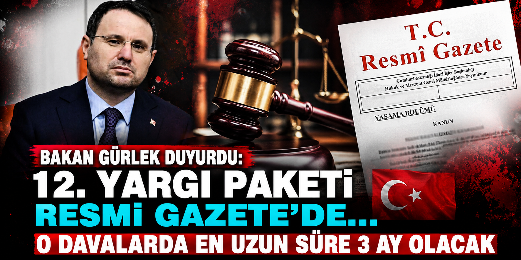 12. Yargı Paketi Yürürlüğe Girdi: Duruşma Aralarına 3 Ay Sınırı Ve Belirsiz Alacak Davasına Neşter!