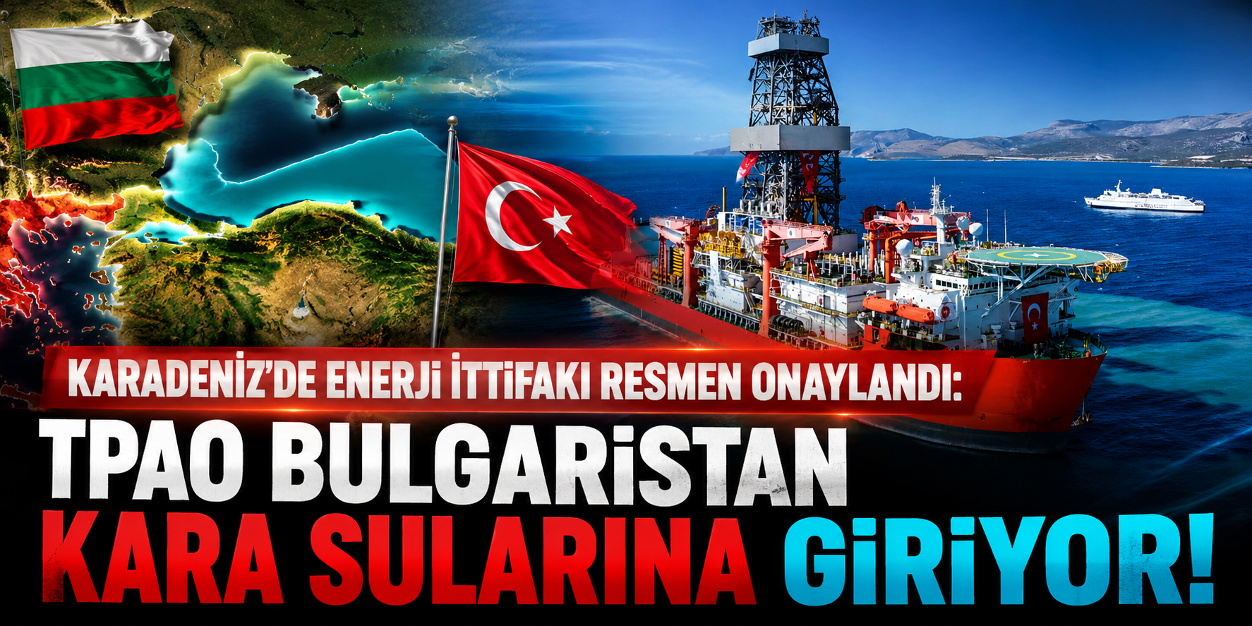 Karadeniz'de Enerji İttifakı Resmen Onaylandı: TPAO Bulgaristan Kara Sularına Giriyor!