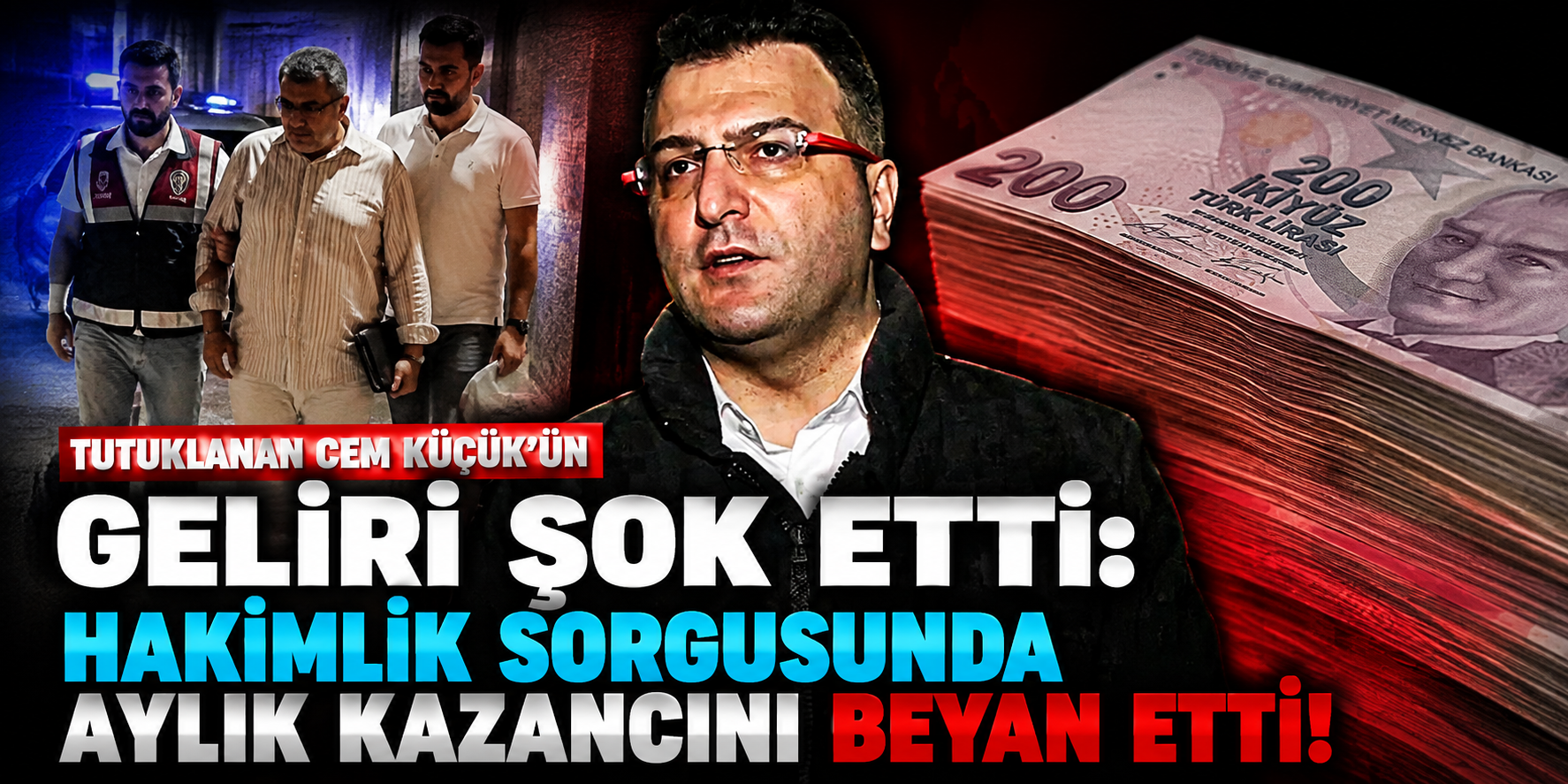 Tutuklanan Cem Küçük’ün Geliri Şok Etti: Hakimlik Sorgusunda Aylık Kazancını Beyan Etti!