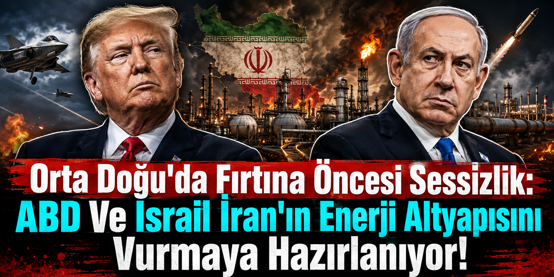 Orta Doğu'da Fırtına Öncesi Sessizlik: ABD Ve İsrail İran'ın Enerji Altyapısını Vurmaya Hazırlanıyor!