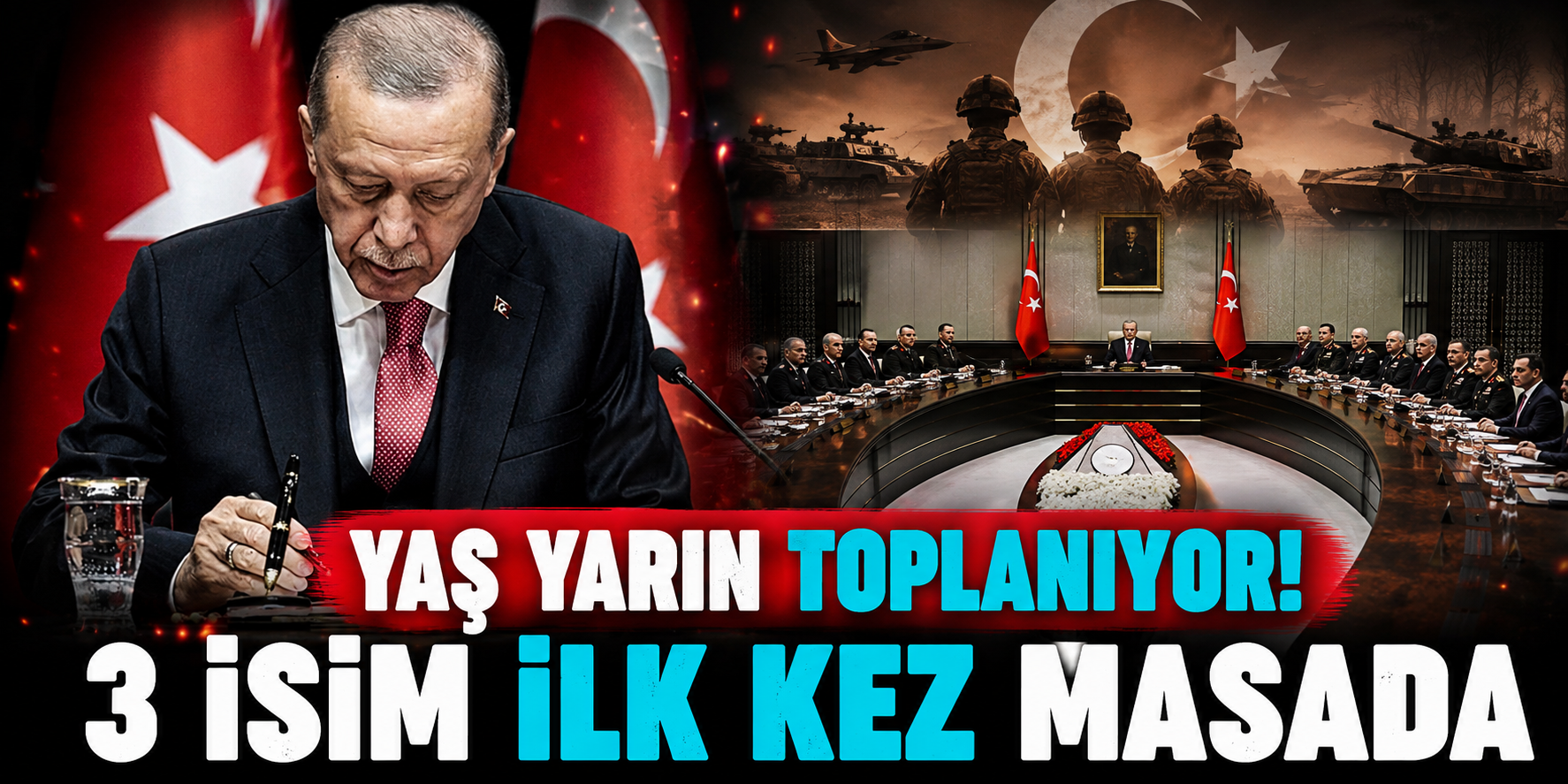 Cumhurbaşkanı Erdoğan Başkanlığında Dev Zirve: YAŞ Masasında Bu Yıl 3 Yeni İsim İlk Kez Var!