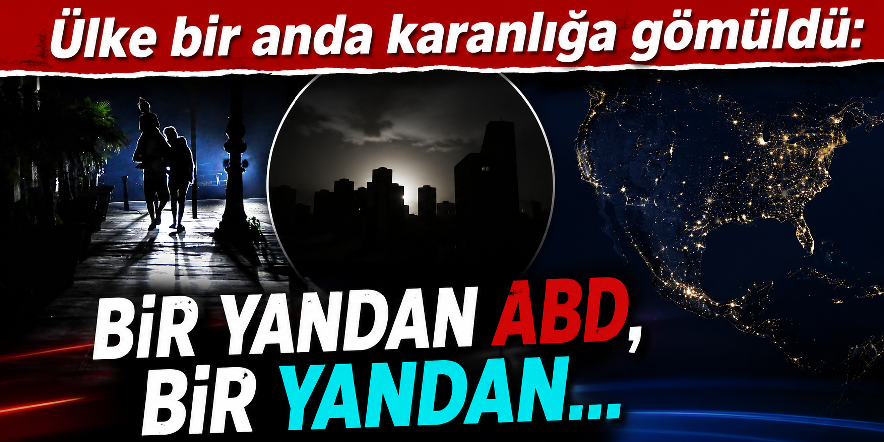 Küba Yeniden Karanlığa Gömüldü: Şebekeyi Bu Kez De Olumsuz Hava Koşulları Vurdu!