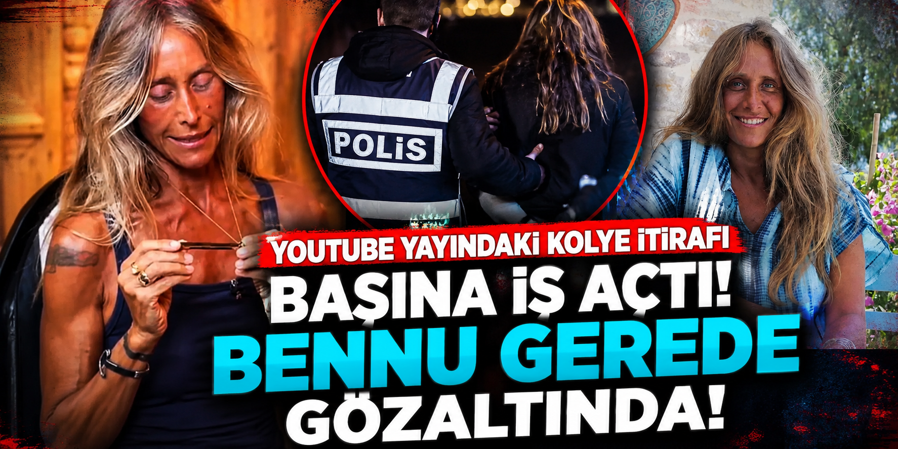 YouTube Yayındaki Kolye İtirafı Başına İş Açtı: Ünlü Fotoğrafçı Bennu Gerede Gözaltında!