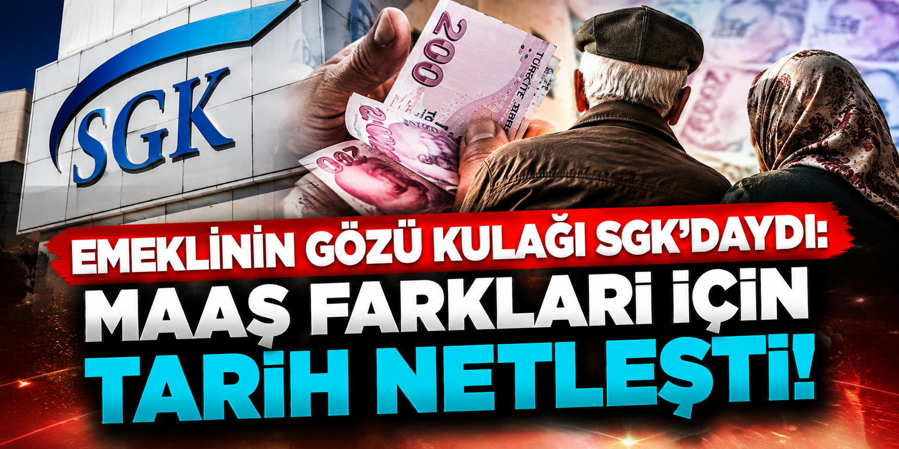 Emeklinin Gözü Kulağı SGK’daydı: Maaş Farkları İçin Tarih Netleşti!