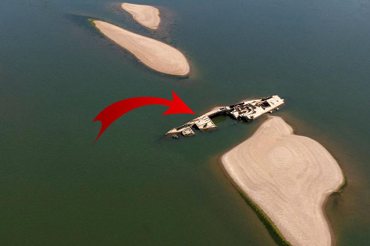 Tuna Nehri Çekildi Tarih Gün Yüzüne Çıktı: 81 Yıllık Nazi Enkazı Yeniden Ortada!