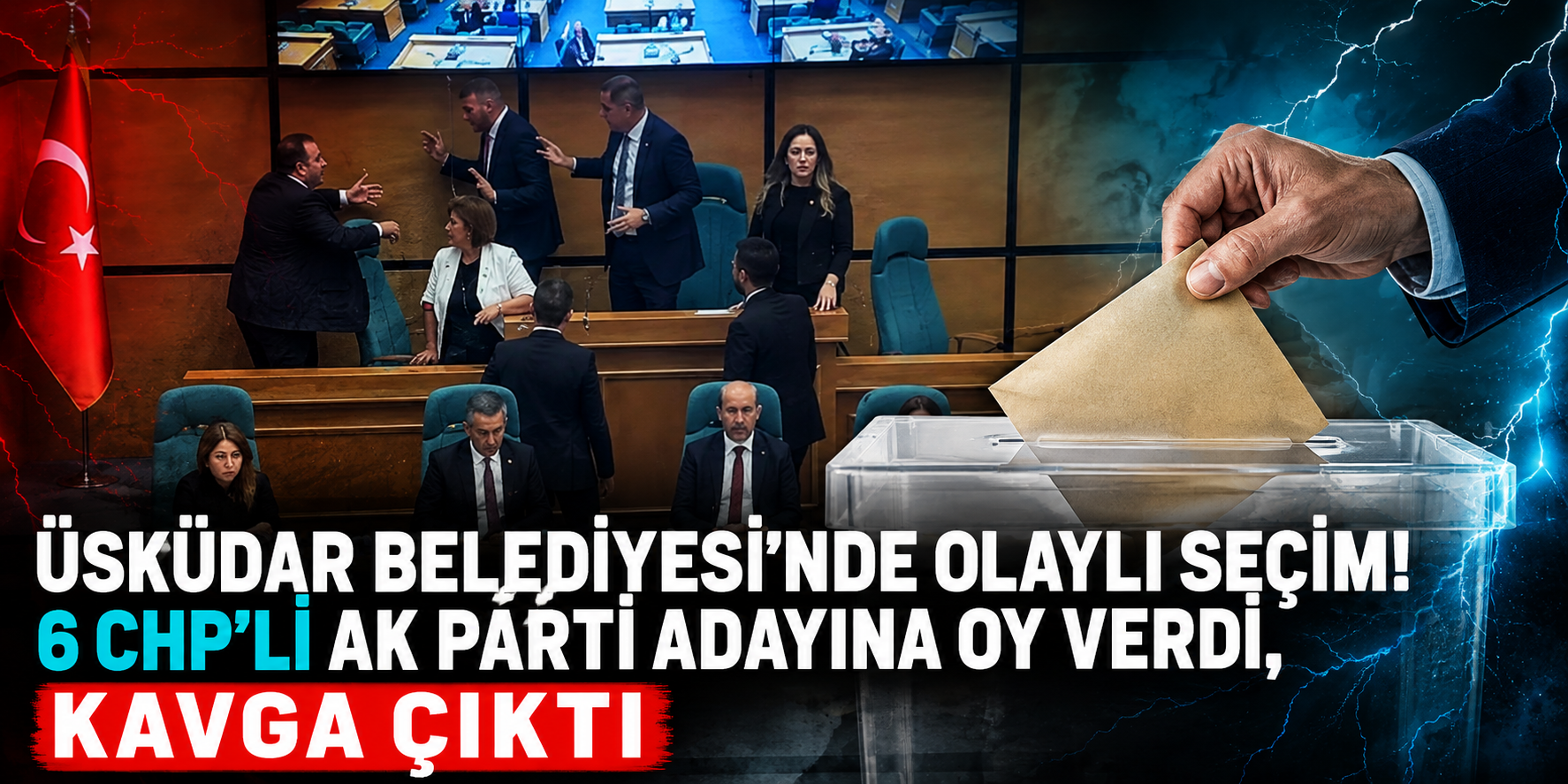 Üsküdar Meclisinde Sandık Karıştı: CHP’de "Fire" Krizi Kavgaya Dönüştü!
