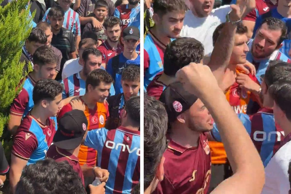 Salah Karşılamasında Olay Anlar: Kalabalığın Arasındaki Galatasaray Forması Şok Yarattı!