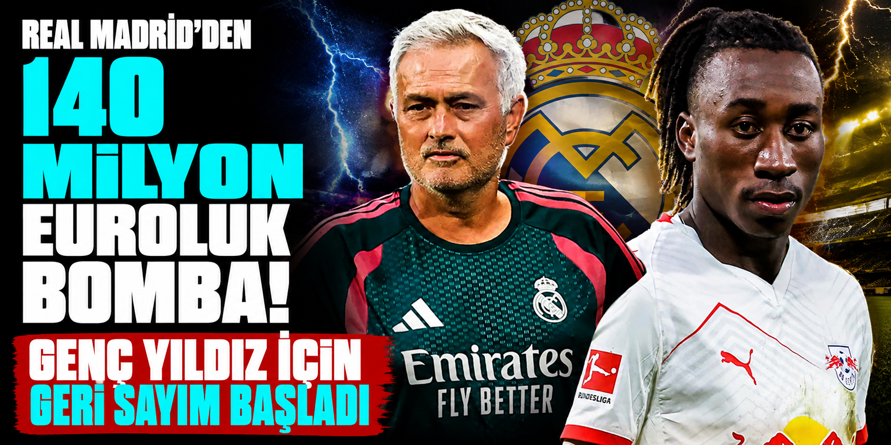 Real Madrid'den 140 milyon euroluk bomba! Genç yıldız için geri sayım başladı