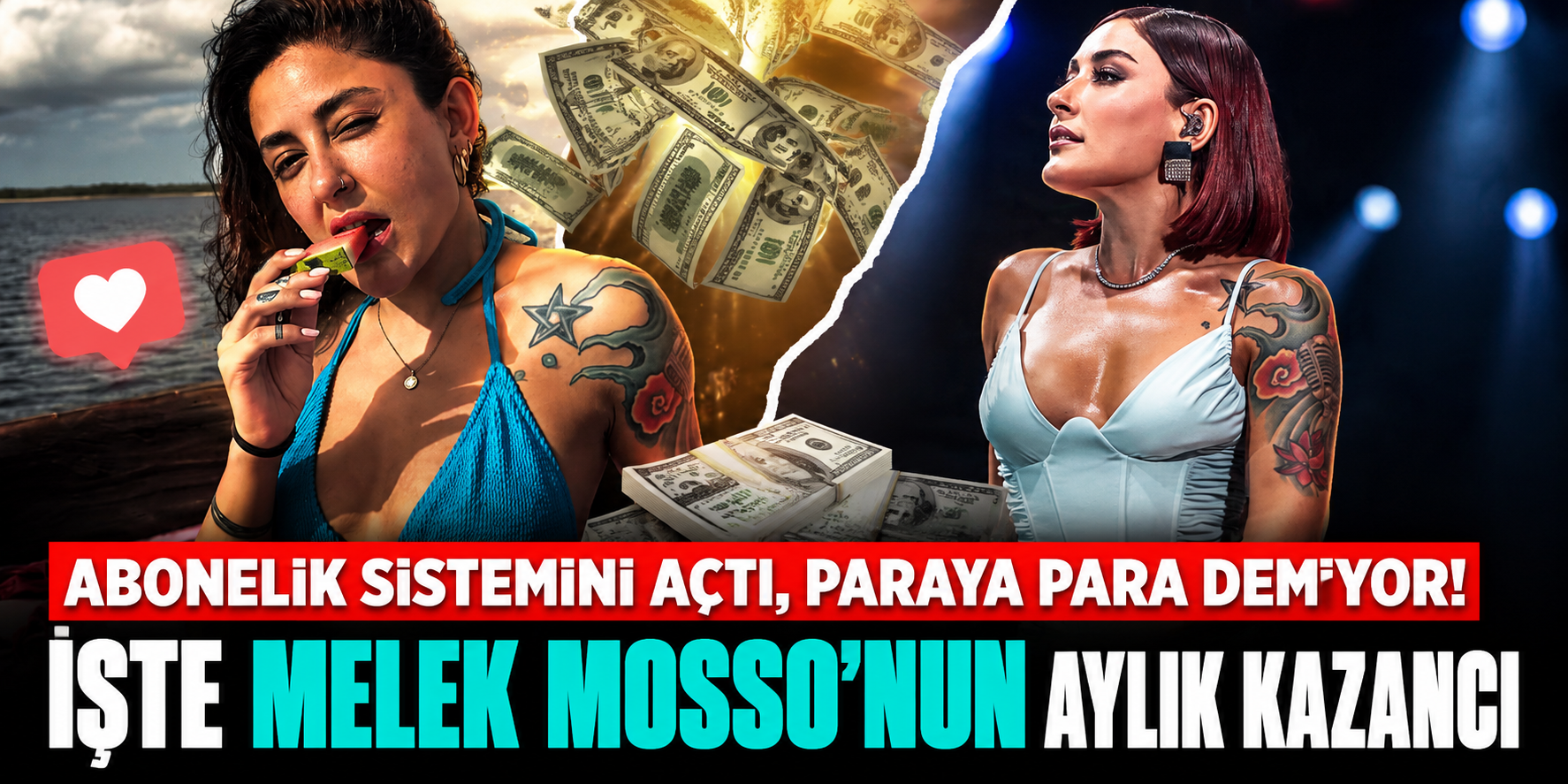 Melek Mosso'nun Aylık Sosyal Medya Kazancı Dudak Uçuklattı!
