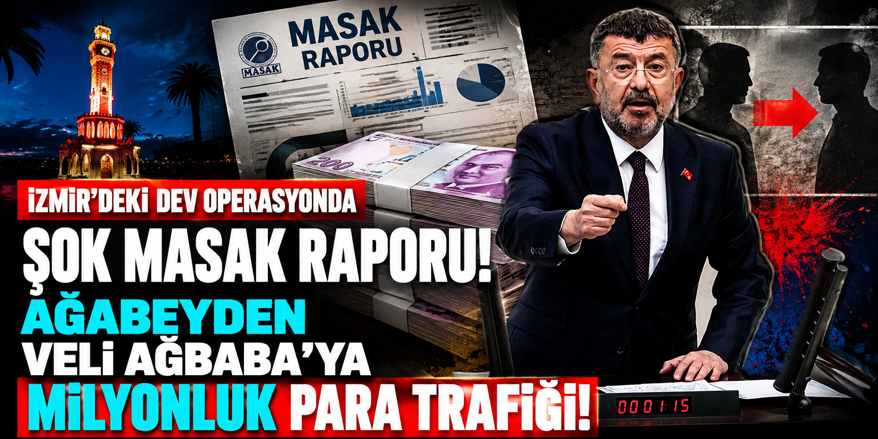 İzmir'deki Dev Operasyonda Şok MASAK Raporu! Ağabeyden Veli Ağbaba’ya Milyonluk Para Trafiği!
