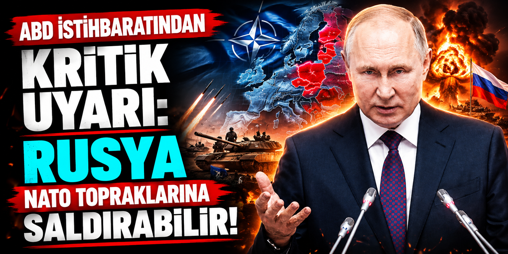 Dünyayı Sarsacak İstihbarat Raporu! Rusya NATO Topraklarını Hedef Mi Alacak?