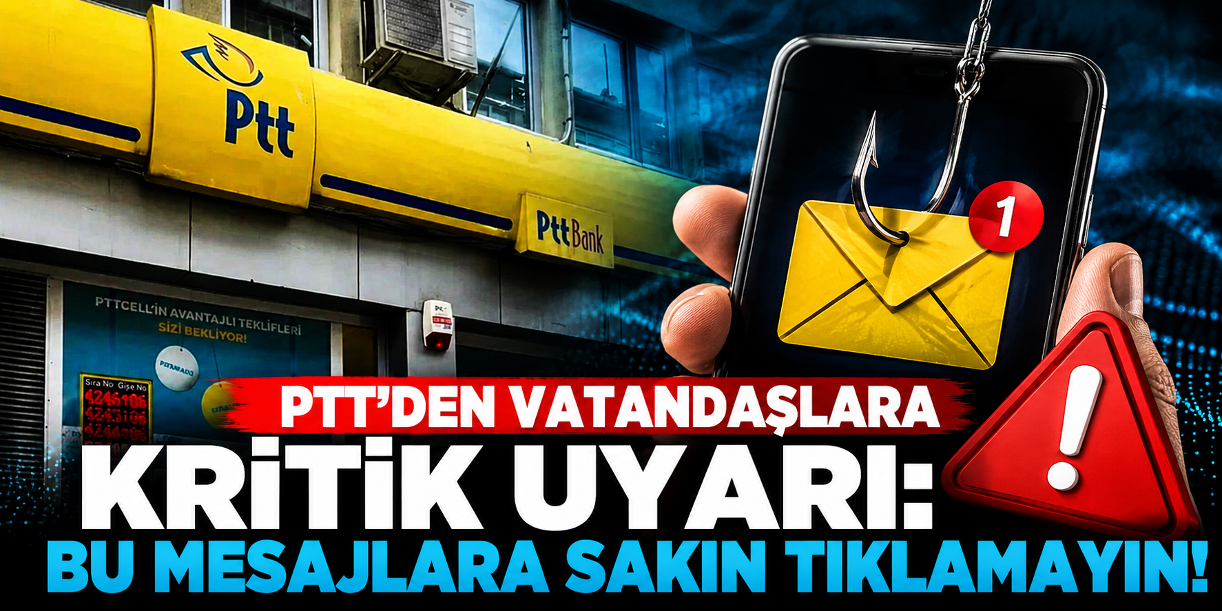Vatandaşlara Son Dakika Uyarısı! PTT Ve UETS Adına Atılan O Mesajlara Sakın Tıklamayın