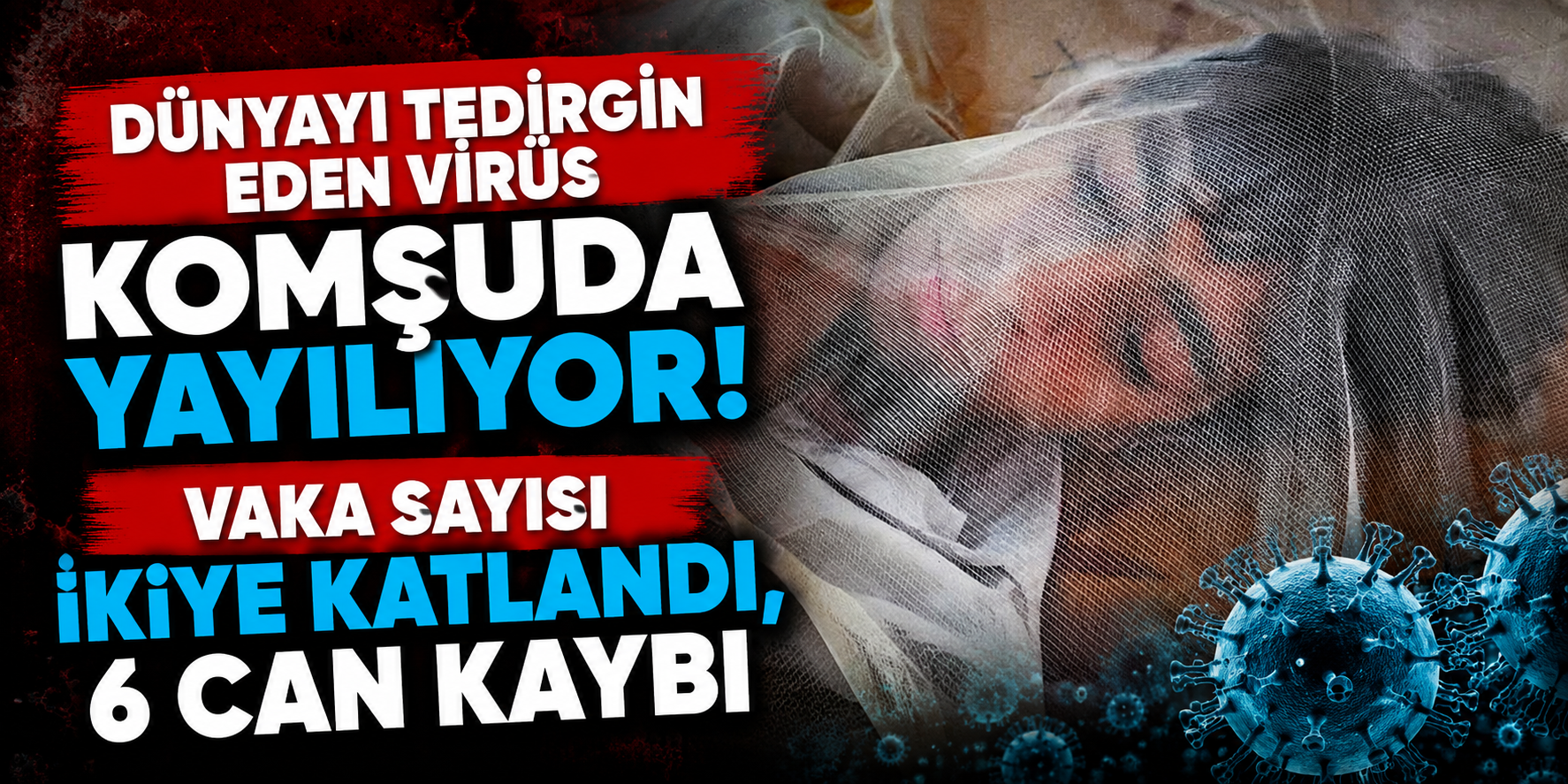 Türkiye’nin komşusunda virüs alarmı: Vakalar hızla arttı, 6 kişi hayatını kaybetti