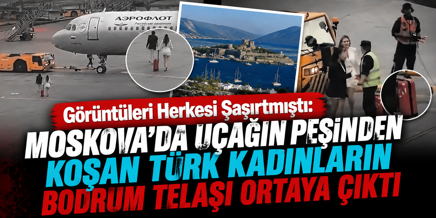Bavulları Ellerinde Uçağın Peşinden Koştular! Türk Kadınların Moskova’daki Büyük Telaşının Altından Düğün Çıktı
