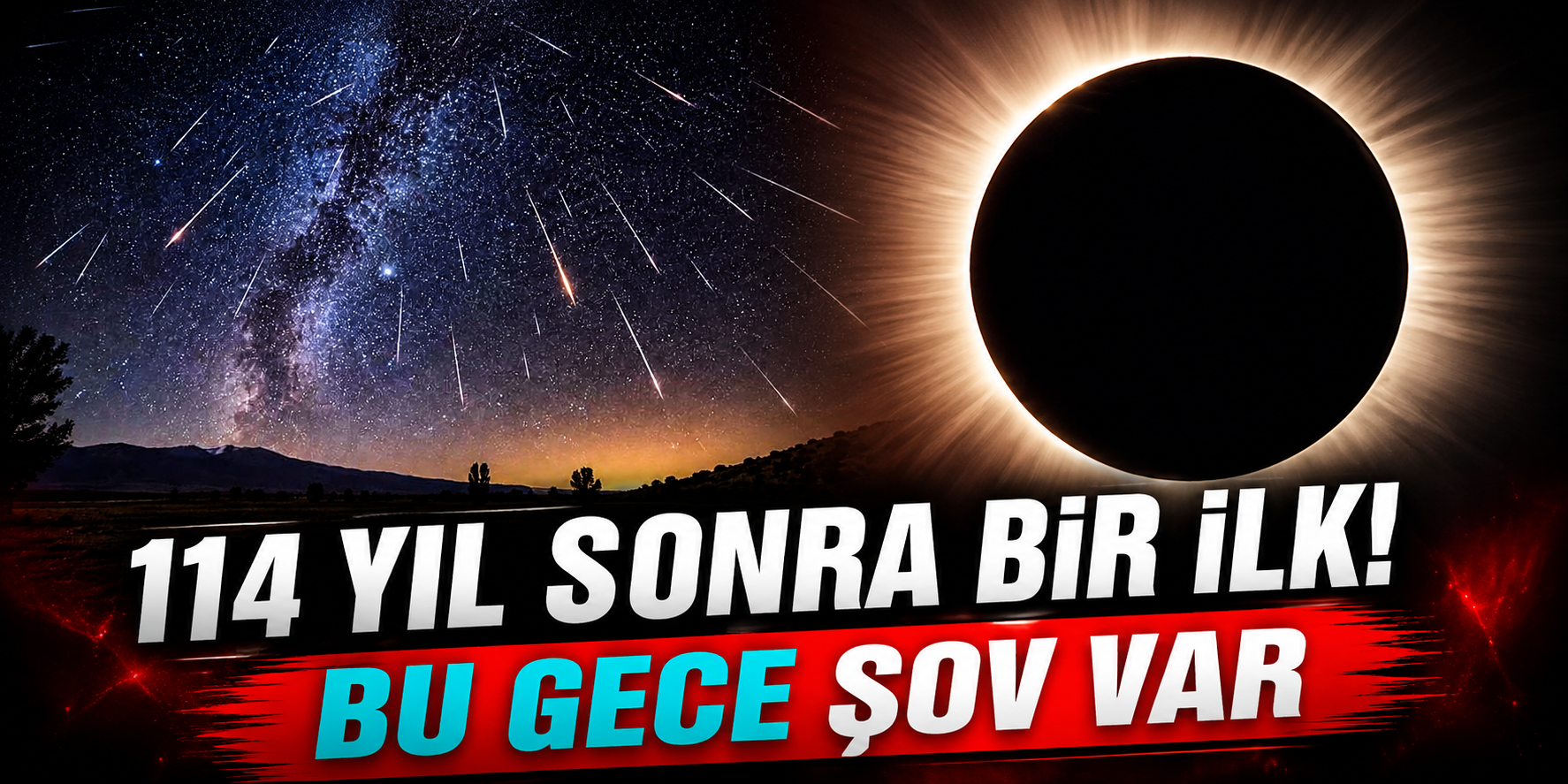 Gökyüzünde Nadir Rastlanan Gece: Meteor Yağmuru ve 6 Gezegen Peş Peşe Görülecek