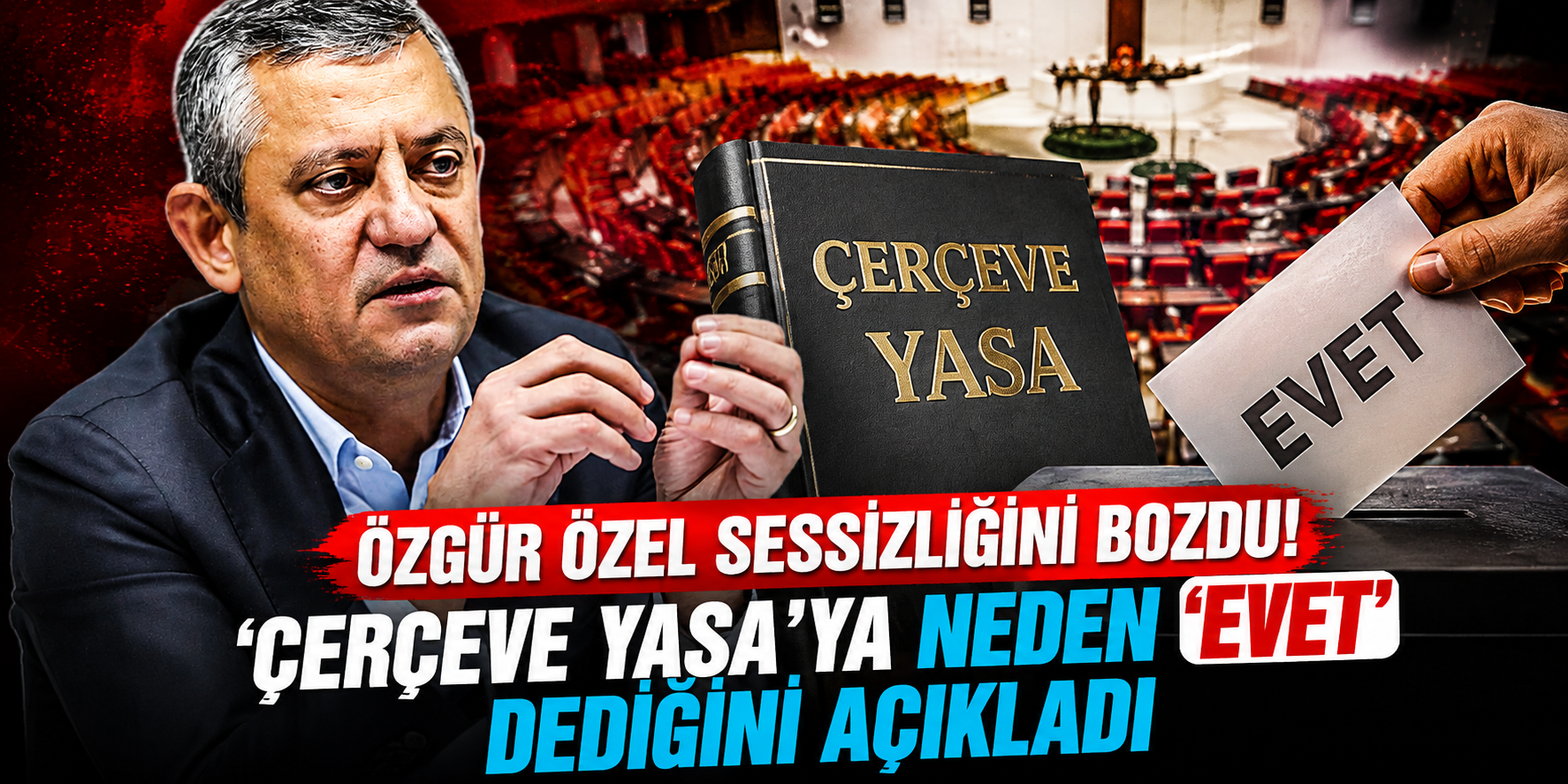 Özgür Özel’den “Evet” Oyuna Gelen Eleştirilere Yanıt: “Vicdanen İçim Rahat”