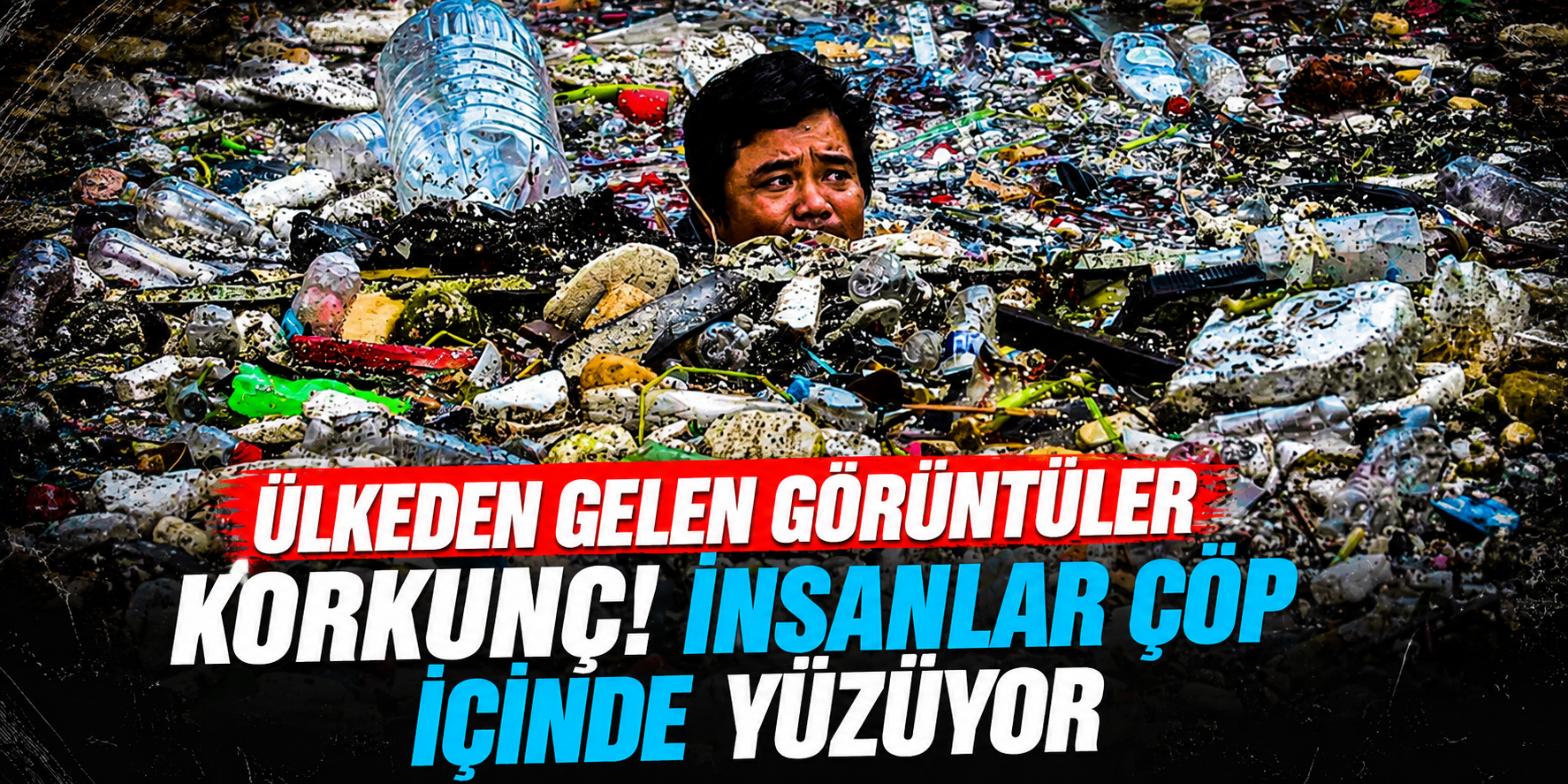 Dehşete Düşüren Manzara! Sel Suları Tonlarca Çöpü Sokaklara Taşıdı