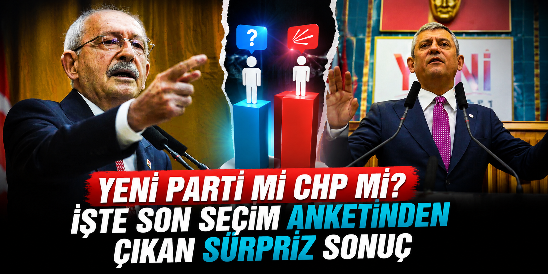 GENAR’ın Son Seçim Anketi Açıklandı: AK Parti İlk Sırada, CHP ile Yeni Parti Arasında 0,9 Puan Kaldı